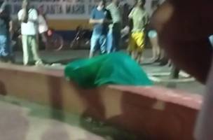 Homicídio na zona norte de Teresina (Foto: Reprodução/Whatsapp)