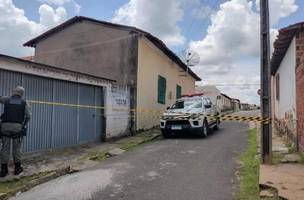 Local onde o homem morreu em São Pedro do Piauí (Foto: Divulgação/ PM-PI)