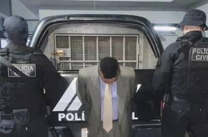 Prisão de falso pastor em Teresina (Foto: Divulgação/ PC-PI)