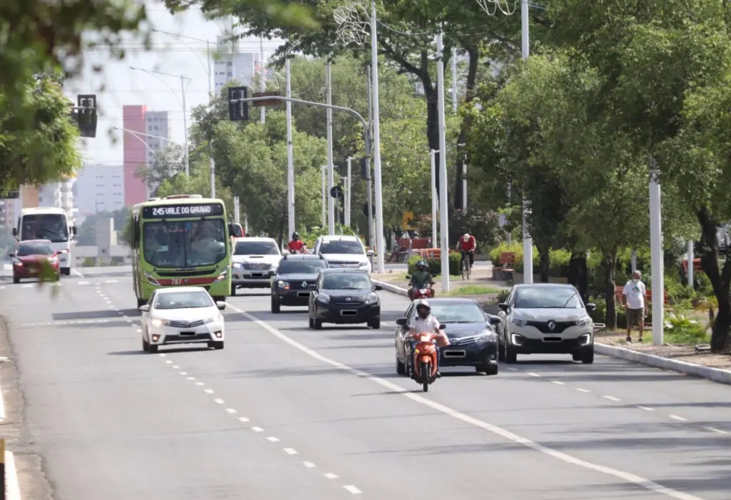 Avenida Frei Serafim, em Teresina.