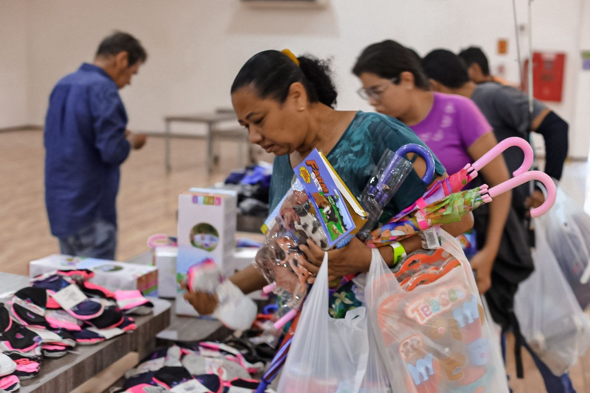 Bazar da Receita Federal.