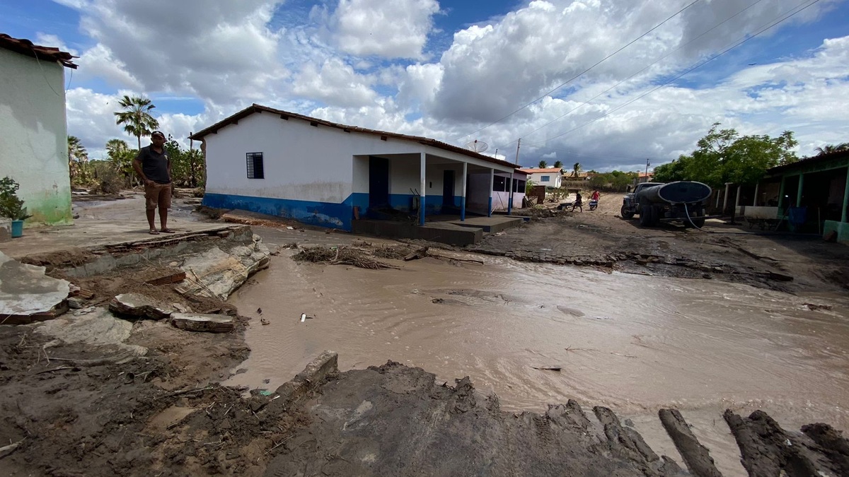 Enxurrada em  Assunção do Piauí
