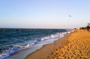 Praia de Barra Grande, no litoral do Piauí. (Foto: Reprodução/ Divulgação)