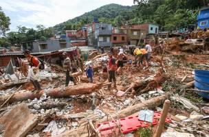 Tragédia em São Paulo (Foto: Reprodução/ Defesa Civil-SP)