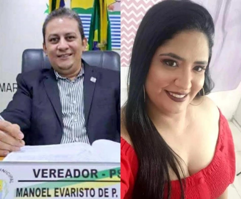 Vereador Evaristo de Paiva e a Conselheira Tutelar, Maria Rita