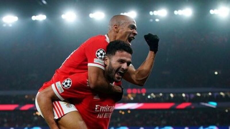 Benfica vence o Brugge e se classifica para as quartas de final da Champions League