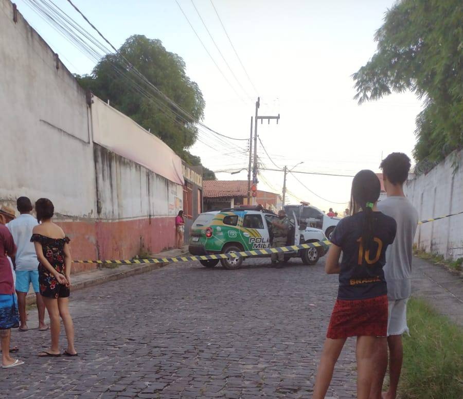 Cena do crime - Reprodução via WhatsApp