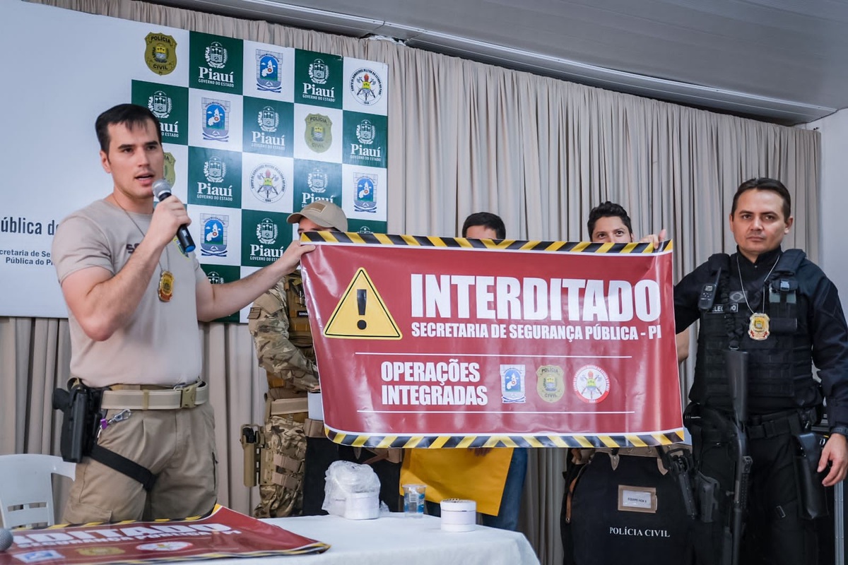 Secretaria de Segurança Pública do Piauí em Operação de combate à roubo de celulares