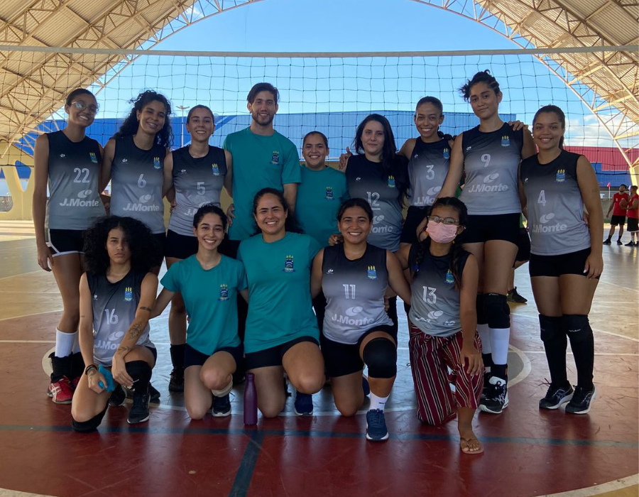 A equipe de vôlei feminino da ufpi segue para o segundo JUBs consecutivo.