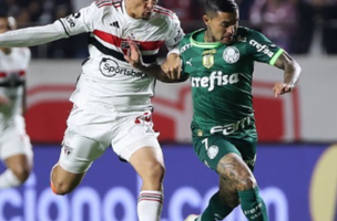 A primeira de duas partidas, entre São Paulo e Palmeiras, pela Copa do Brasil (Foto: Reprodução/Redes Sociais)