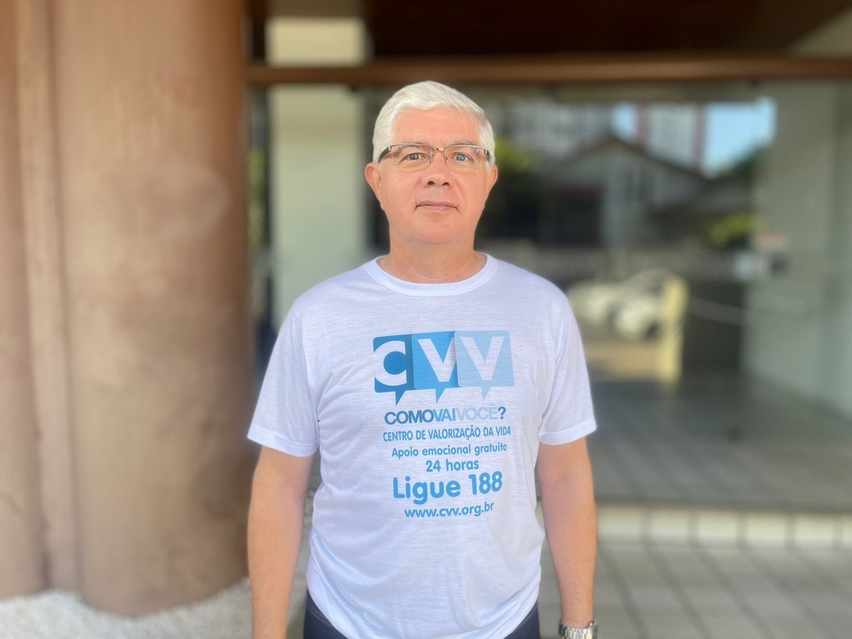 Eyder Mendes, coordenador de Divulgação do CVV em Teresina.