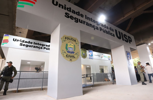 A Unidade Integrada da Secretaria de Segurança Pública, inaugurada na Avenida Raul Lopes. (Foto: Ascom/SSP)