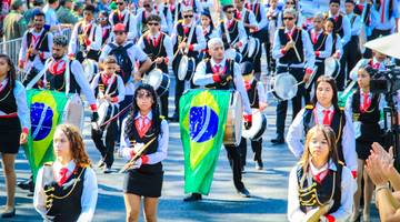 Desfile Cívico-Militar de 7 de Setembro na cidade de Teresina. (Foto: Narcílio Costa/ Correio Piauiense)