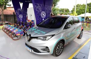 Carro elétrico. (Foto: Reprodução/ Ascom)