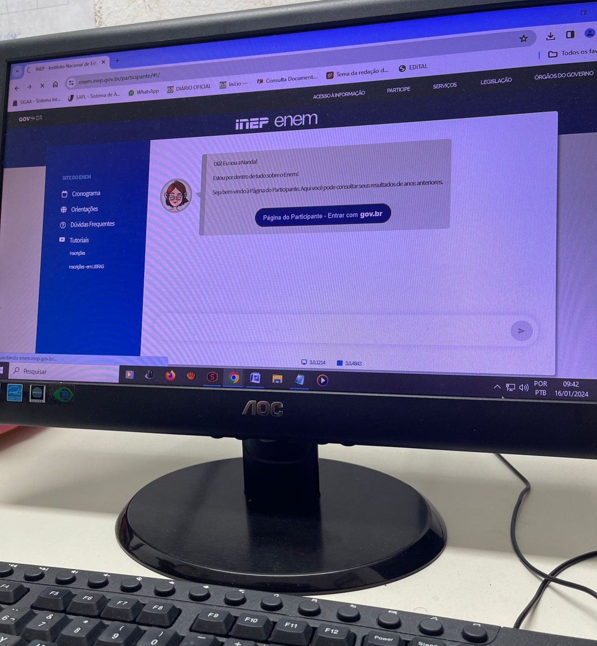 O site vem apresentando erros desde a madrugada.