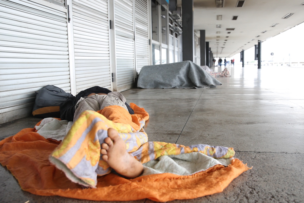 Pessoas em situação de rua.