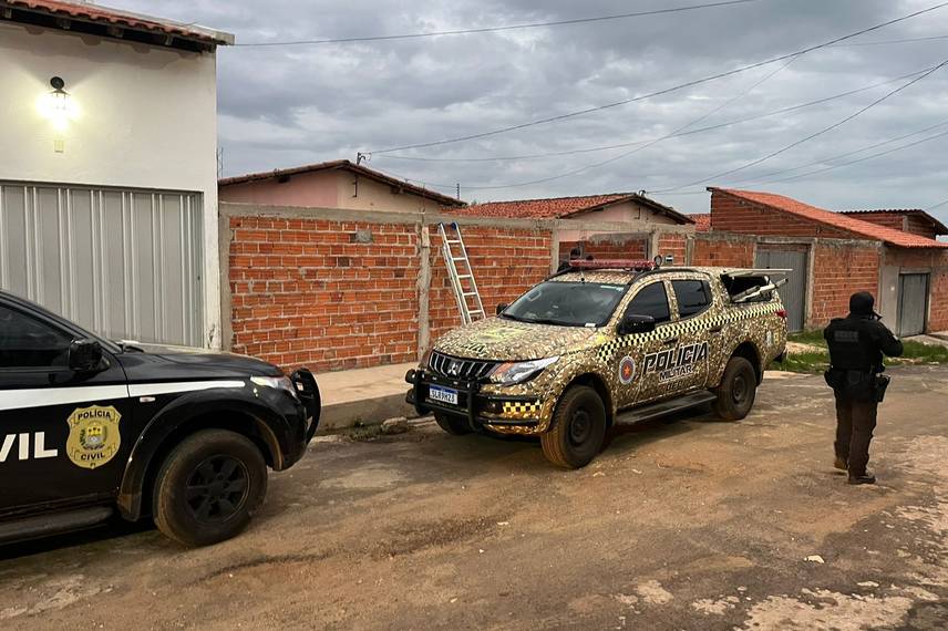 Polícia Civil deflagra operação contra facções criminosas em Teresina.