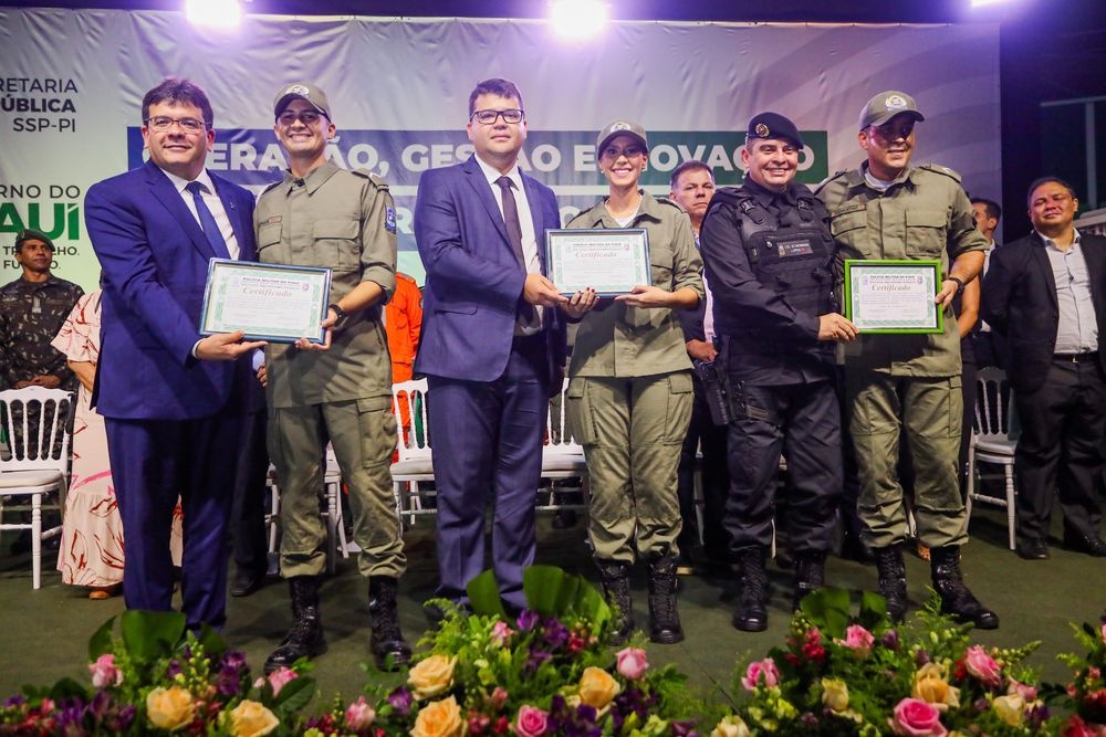 Solenidade de formatura dos novos policiais do Piauí.
