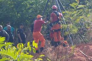Corpo de homem desaparecido é encontrado em poço na zona Rural de Teresina. (Foto: Divulgação)