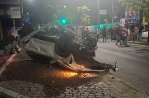 Mulher morre e homem fica ferido após atropelamento na zona Leste de Teresina. (Foto: Reprodução)