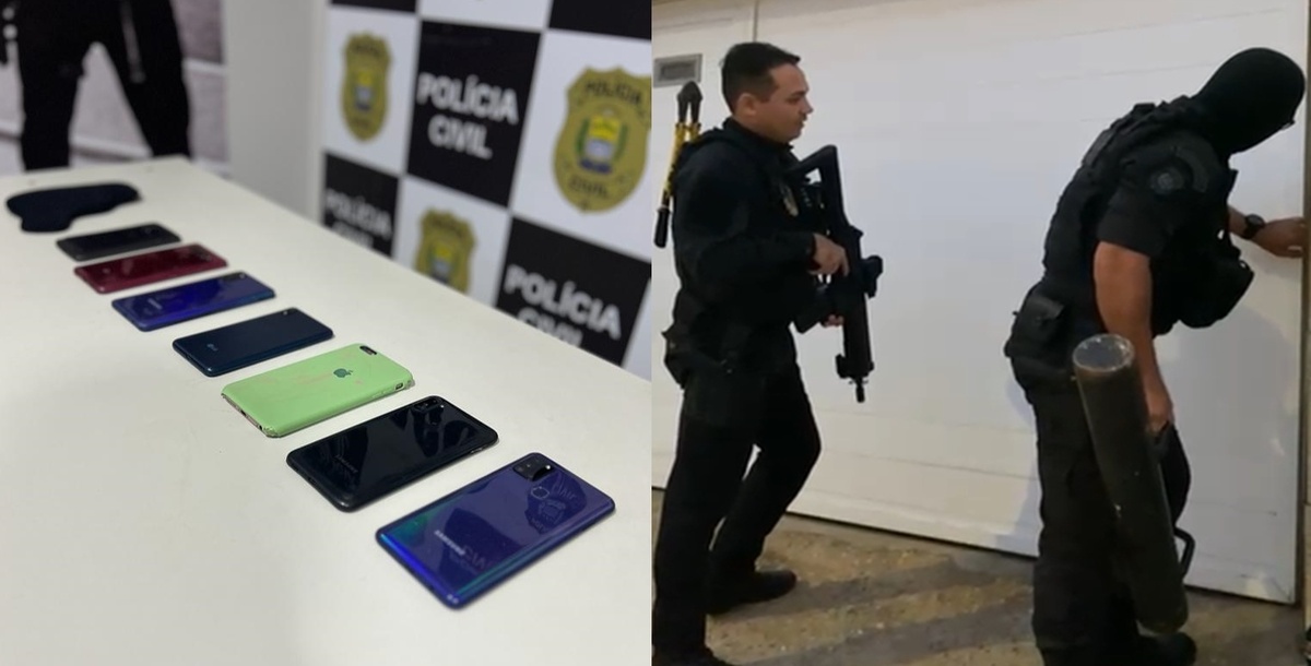 Além da prisão, outros quatro mandados de busca e apreensão foram cumpridos na zona Sul.