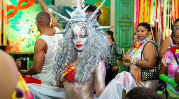 Carnaval Baile dos Artistas. (Foto: Narcílio Costa / Correio Piauiense)
