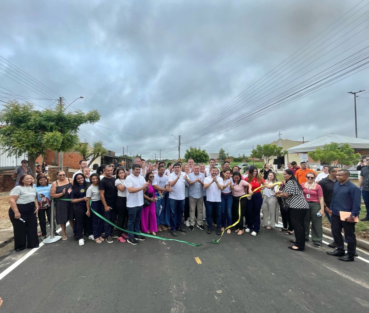 Governador Rafael Fonteles inaugura a primeira obra do OPA em Teresina.