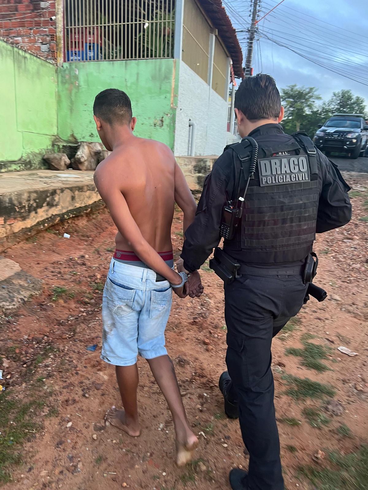 A operação foi realizada na região do bairro Três Andares.