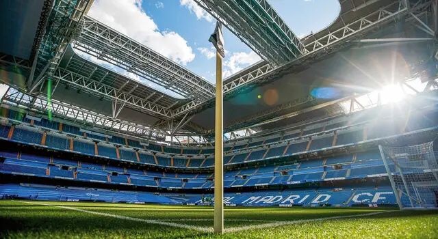 Estádio Santiago Bernabeu.