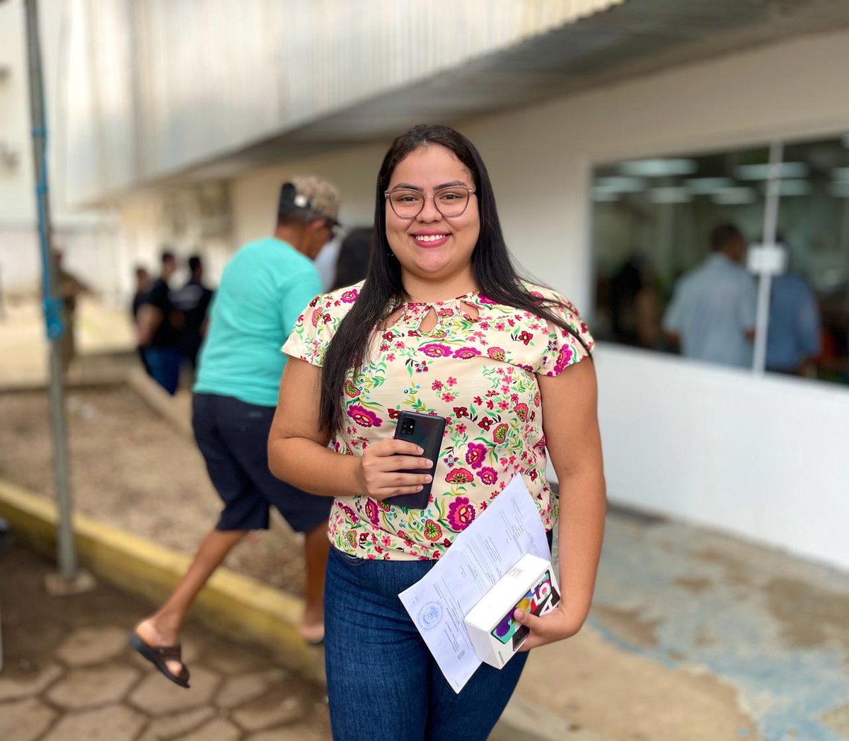 Estudante Andressa Micaelly.