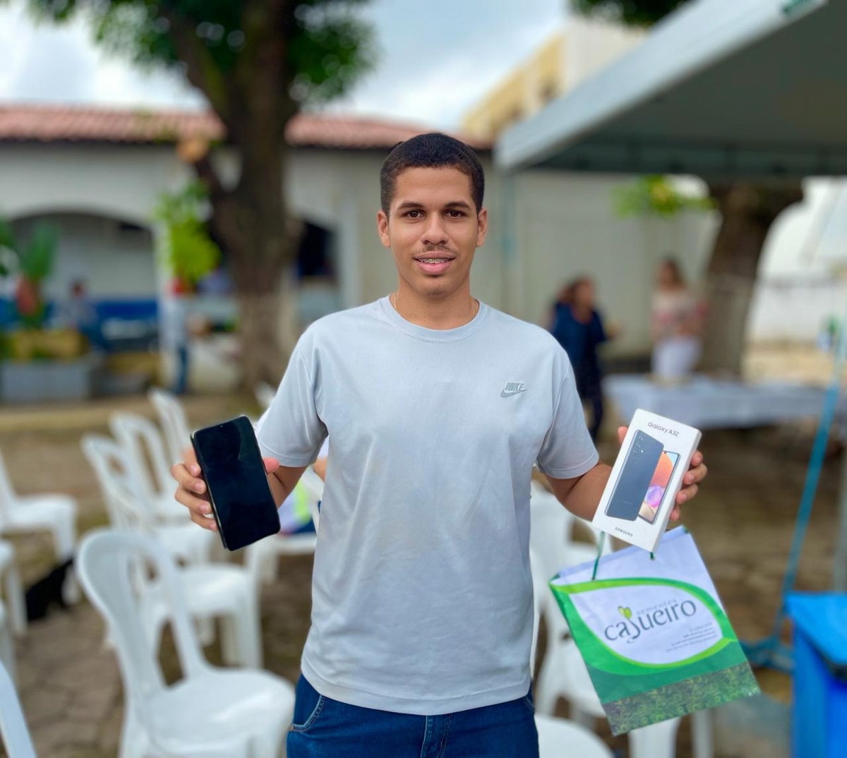 Estudante de Engenharia Agronômica, José Lucas Pires e Souza.