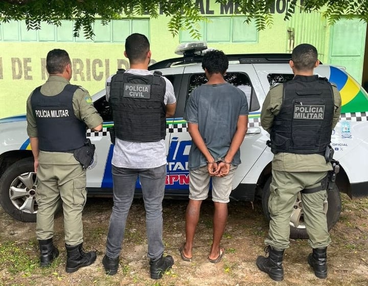 Jovem é preso suspeito de estuprar irmãos autistas no Piauí.