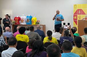Lançamento da Caminhada da Fraternidade; (Foto: Luis Fernando Amaranes/ Correio Piauiense)