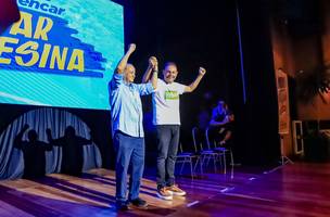 Sílvio Mendes e Jeová Alencar oficializam união. (Foto: Divulgação/ Ascom)