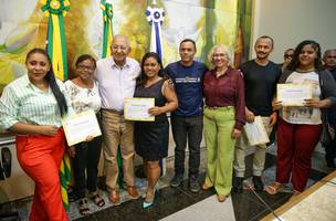 A cerimônia aconteceu no Salão Nobre, do Palácio da Cidade. (Foto: ASCOM)