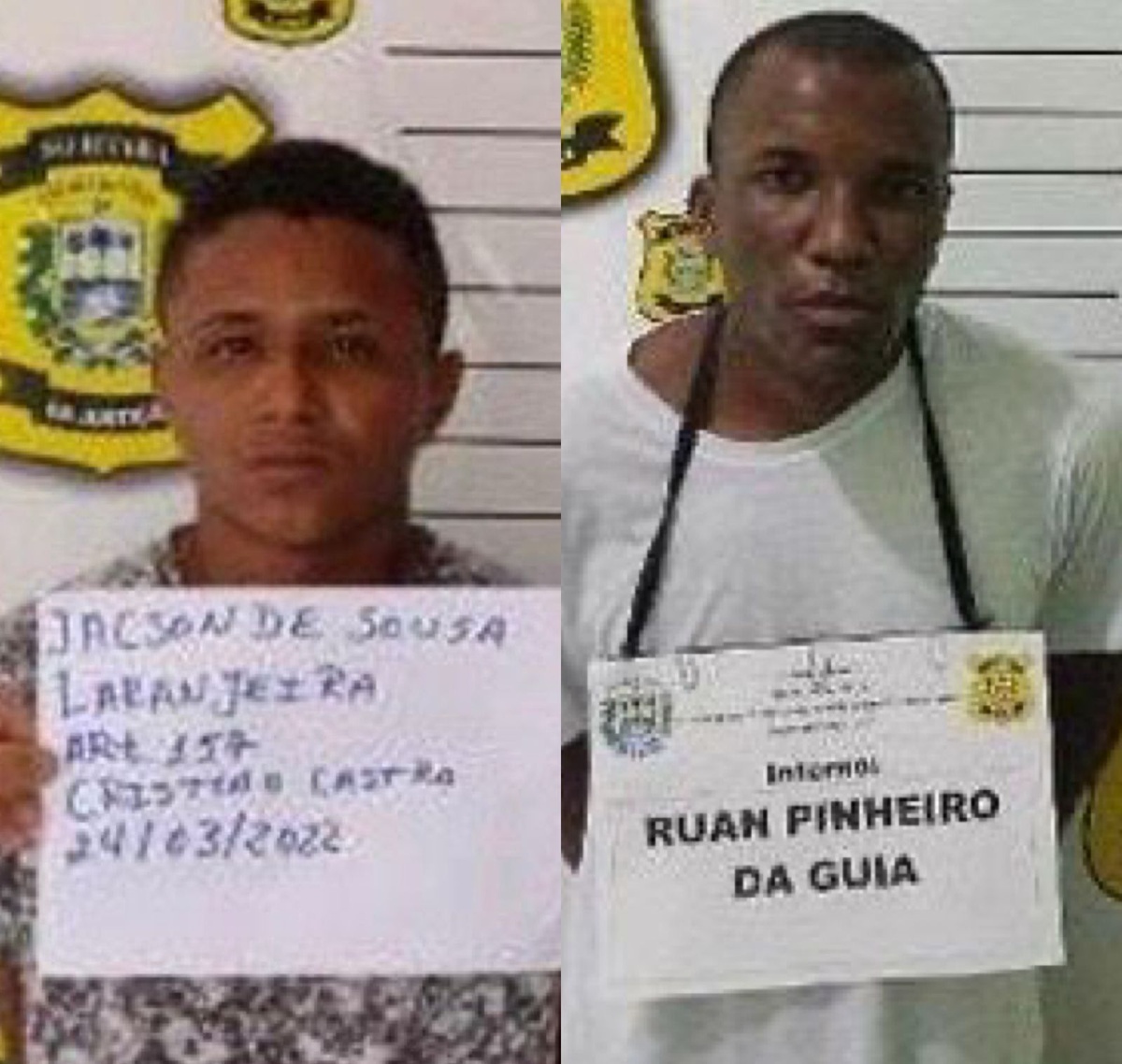 A Sejus continua em diligências para localizá-los e recapturá-los.