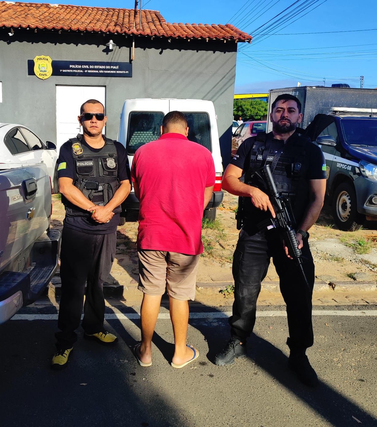 Estelionatário preso por dar golpes em idosos.