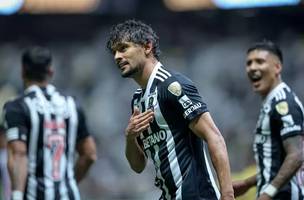 Gustavo Scarpa, autor de dois gols do Atlético-MG. (Foto: Reprodução)