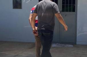 Homem suspeito de tentavida de Homícidio. (Foto: ASCOM)