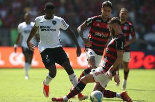 Luiz Henrique e Léo Pereira, Campeonato Brasileiro. (Foto: Wagner Meier/GettyImages)