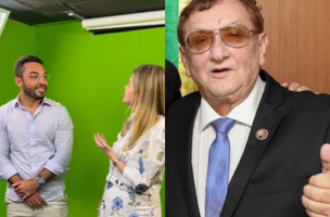 O pré-candidato vem apadrinhado por Mão Santa. (Foto: Reprodução.)