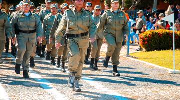 Polícia Militar do Piauí celebra Dia de Tiradentes. (Foto: Narcílio Costa/ Correio Piauiense)
