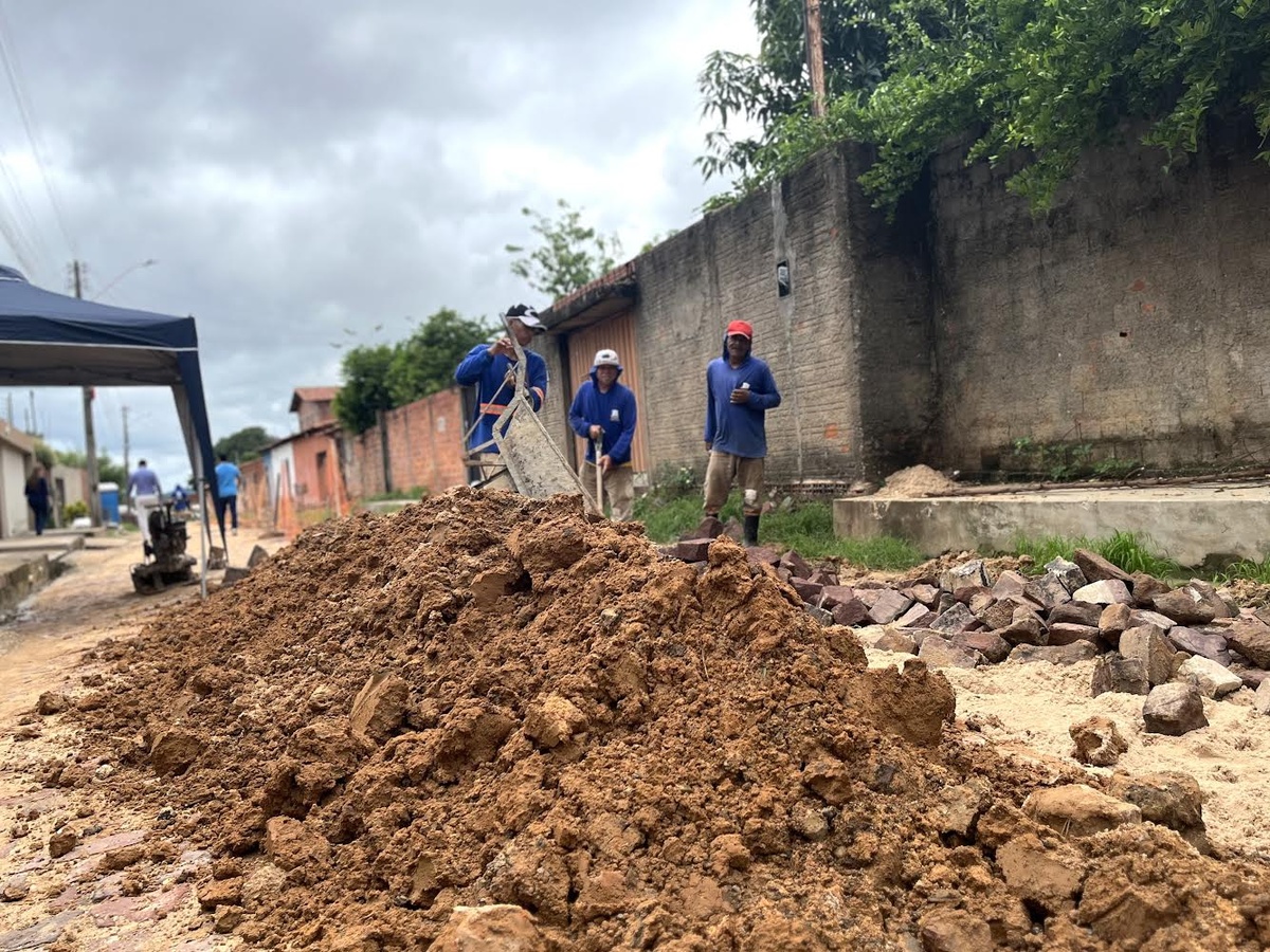 Prefeitura investe mais de R$ 2 mi em infraestrutura na zona Norte de Teresina.