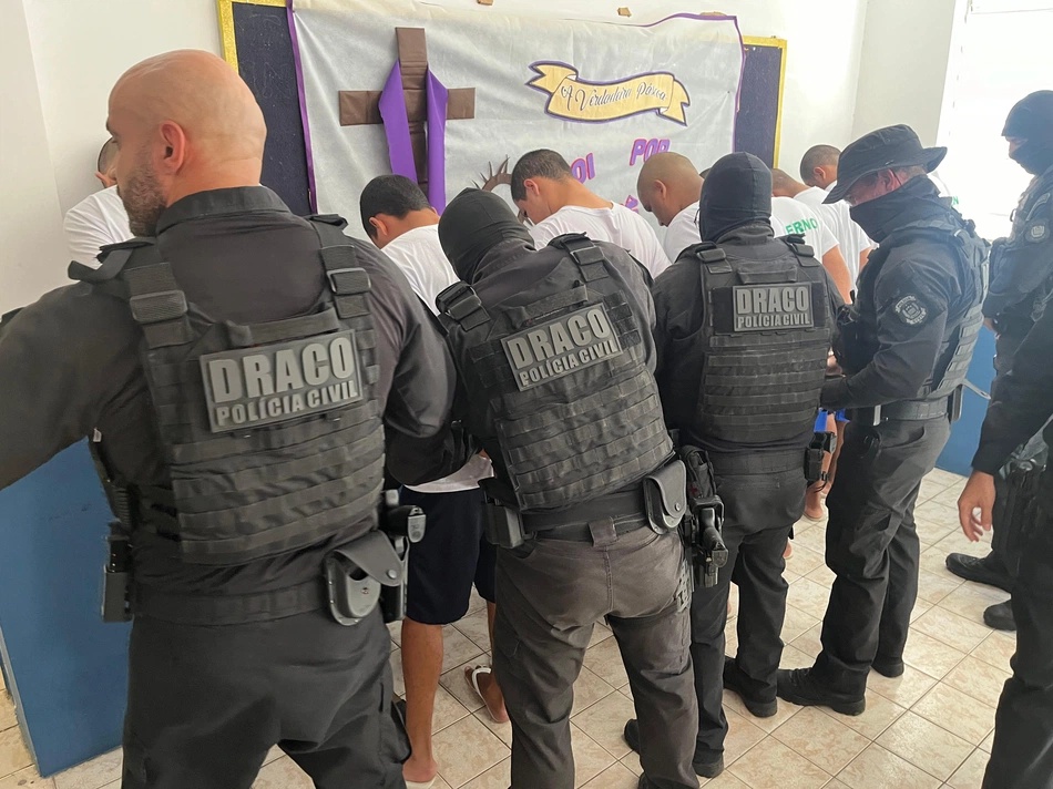Presos em operação do DRACO.