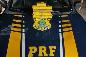 PRF apreende 20kg de cocaína escondida em tanque de combustível no Sul do Piauí. (Foto: Reprodução/ PRF-PI)
