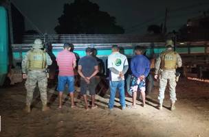 Quadrilha é presa em Teresina. (Foto: ASCOM)