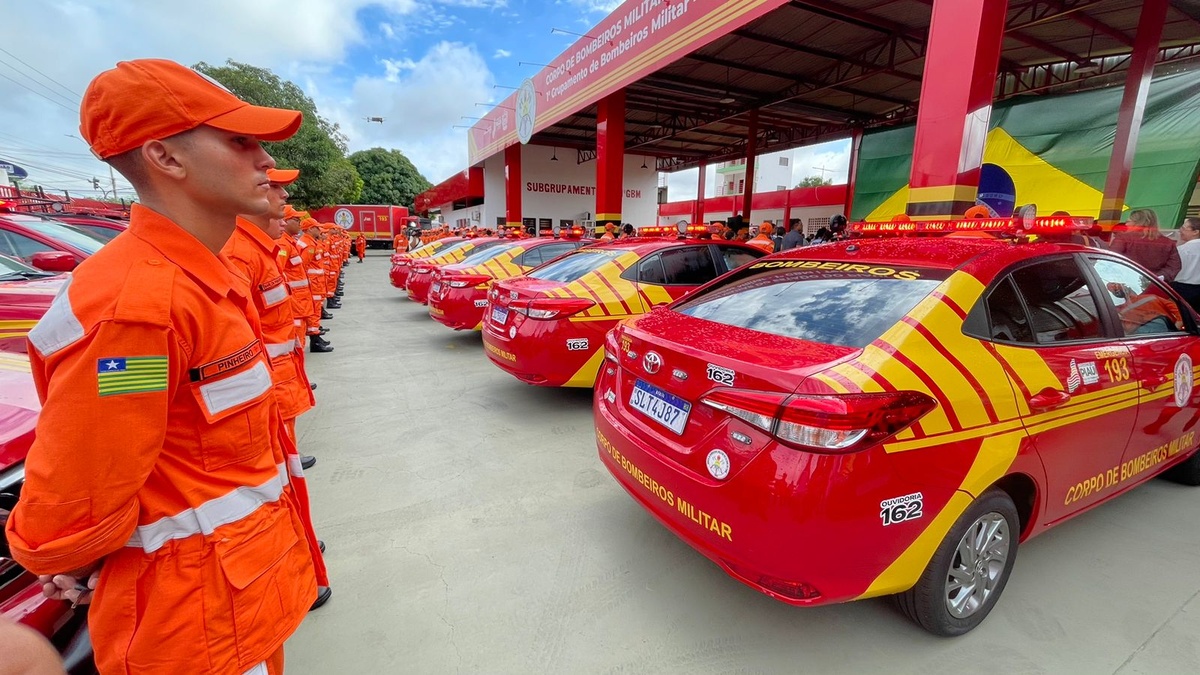 R$ 8 milhões: Bombeiros do Piauí recebem 27 novos veículos e equipamentos.