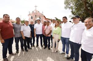 Rafael Fonteles entrega obras e autoriza projetos em Nossa Senhora de Nazaré. (Foto: Reprodução/ Ascom)