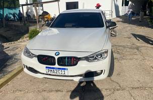 BMW apreendida pela polícia. (Foto: Ascom)