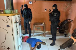 Faccionados presos. (Foto: ASCOM)
